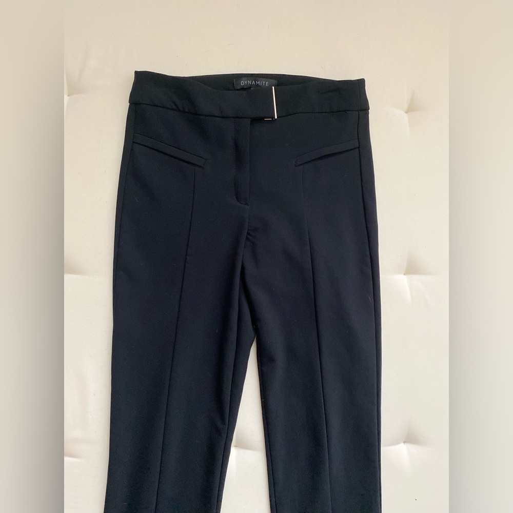 DYNAMITE - Black pants with gold detail size 00